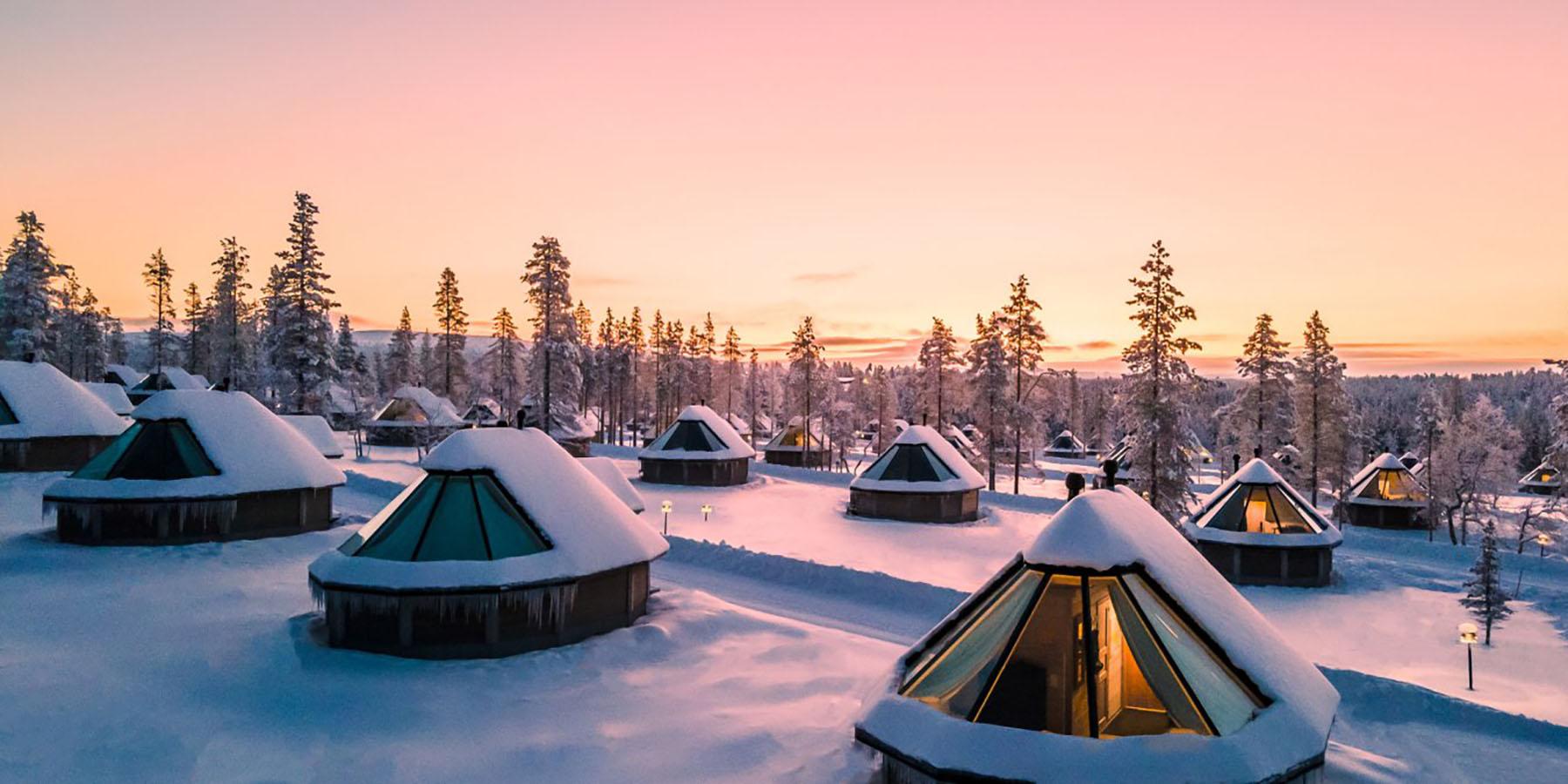 【跨年推薦】冬之芬蘭極光10天（４晚極光玻璃屋）